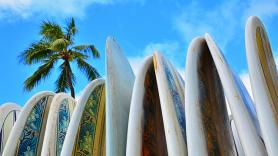 Mauritius a surfařská prkna