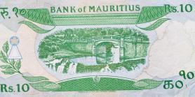Ostrov Mauritius a bankovka